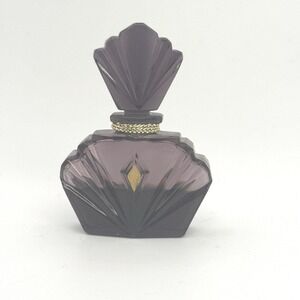 Elizabeth Taylor Amethyst Glass Passion Perfume Fact G3D RARE with Perfume .25fl
